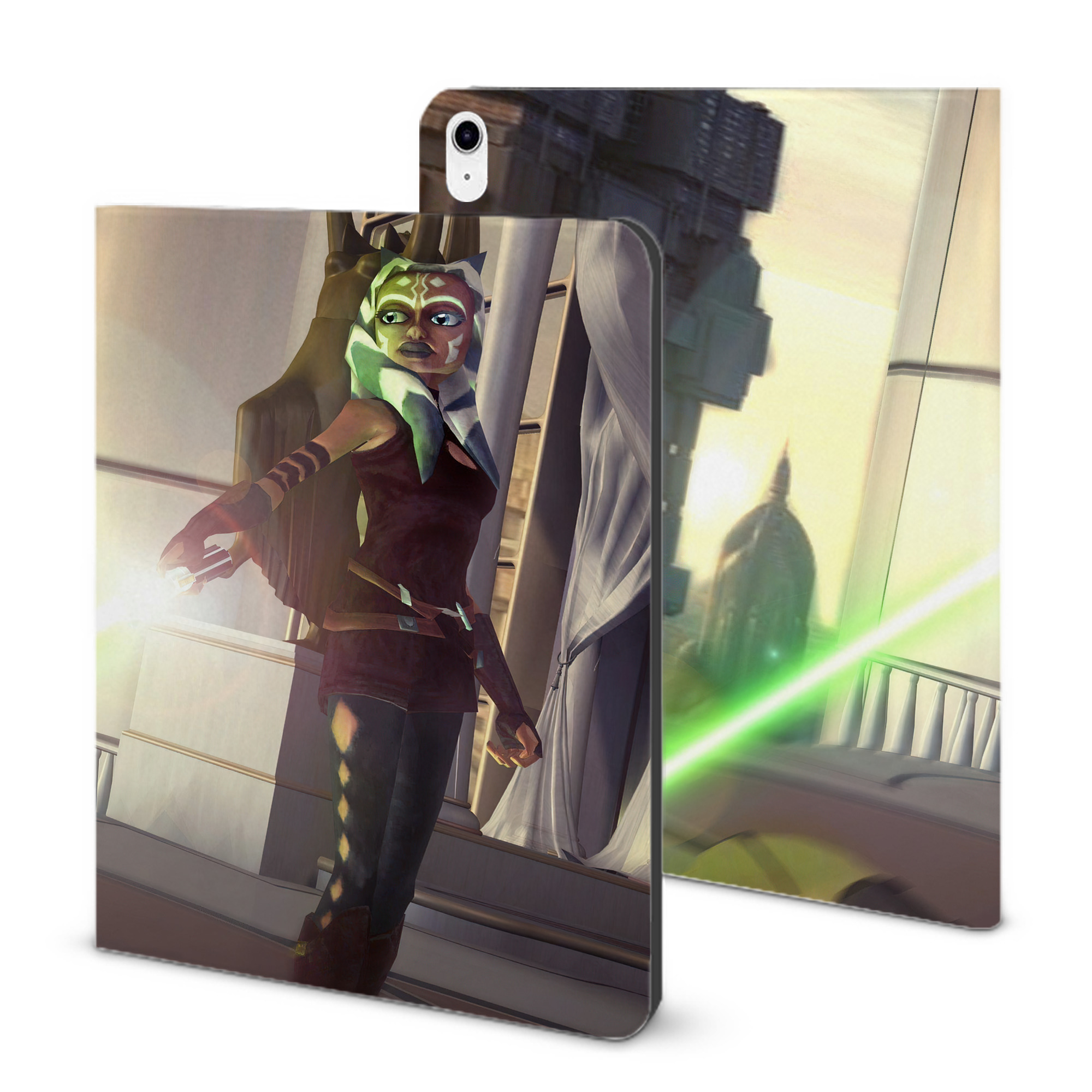 （画像用） スター・ウォーズ Star Wars IPad ケース ブック型 PUレザー TPU 耐衝撃 軽量 薄型 ペン収納なし 全面保護 IPad 各モデル対応